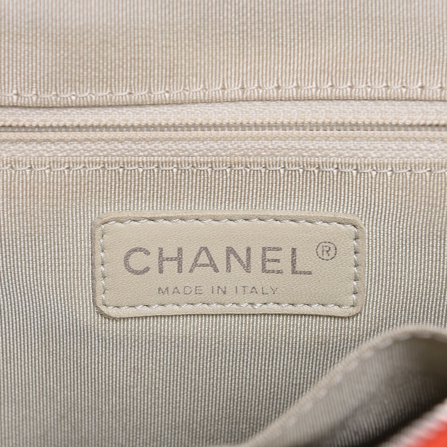 Chanel Washed Lambskin Chain Around Bowler Red 6 of 8