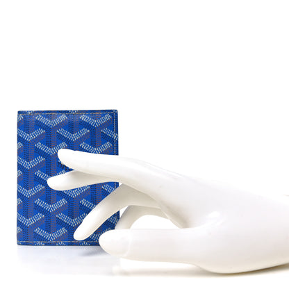 Goyard Goyardine Saint Marc Folding Card Case Sky Blue 2 of 6