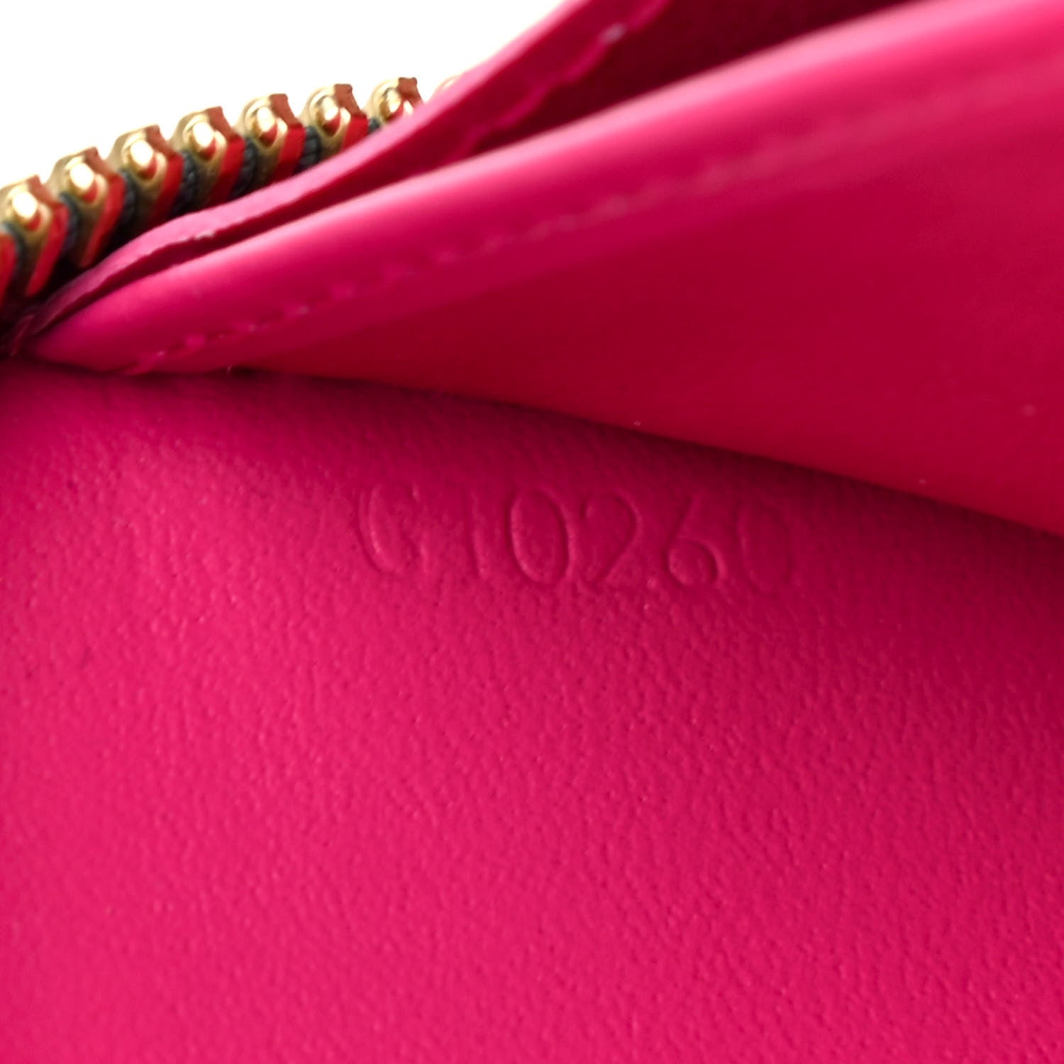 Louis Vuitton Metallic Vernis Degrade Zippy Wallet Blue Pink 7 of 7