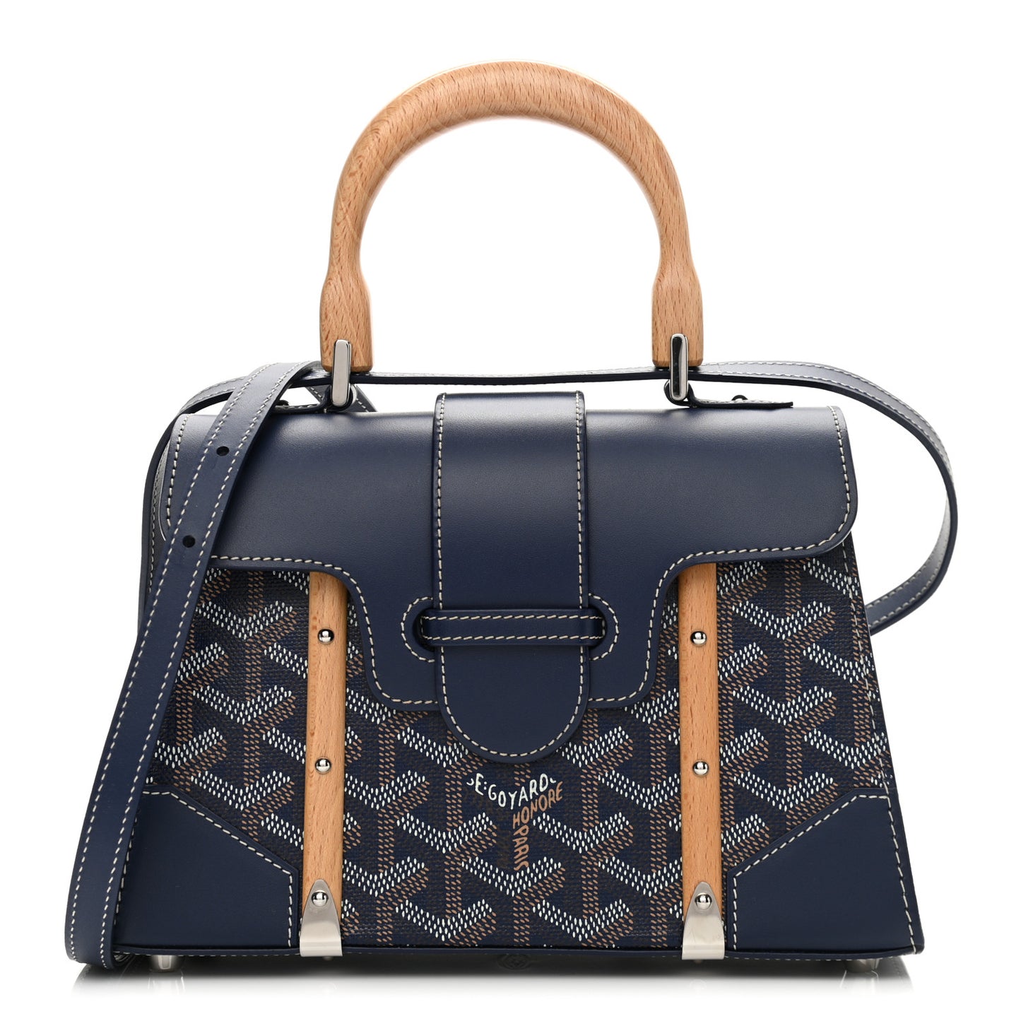 Goyardine Structure Mini Saigon Navy