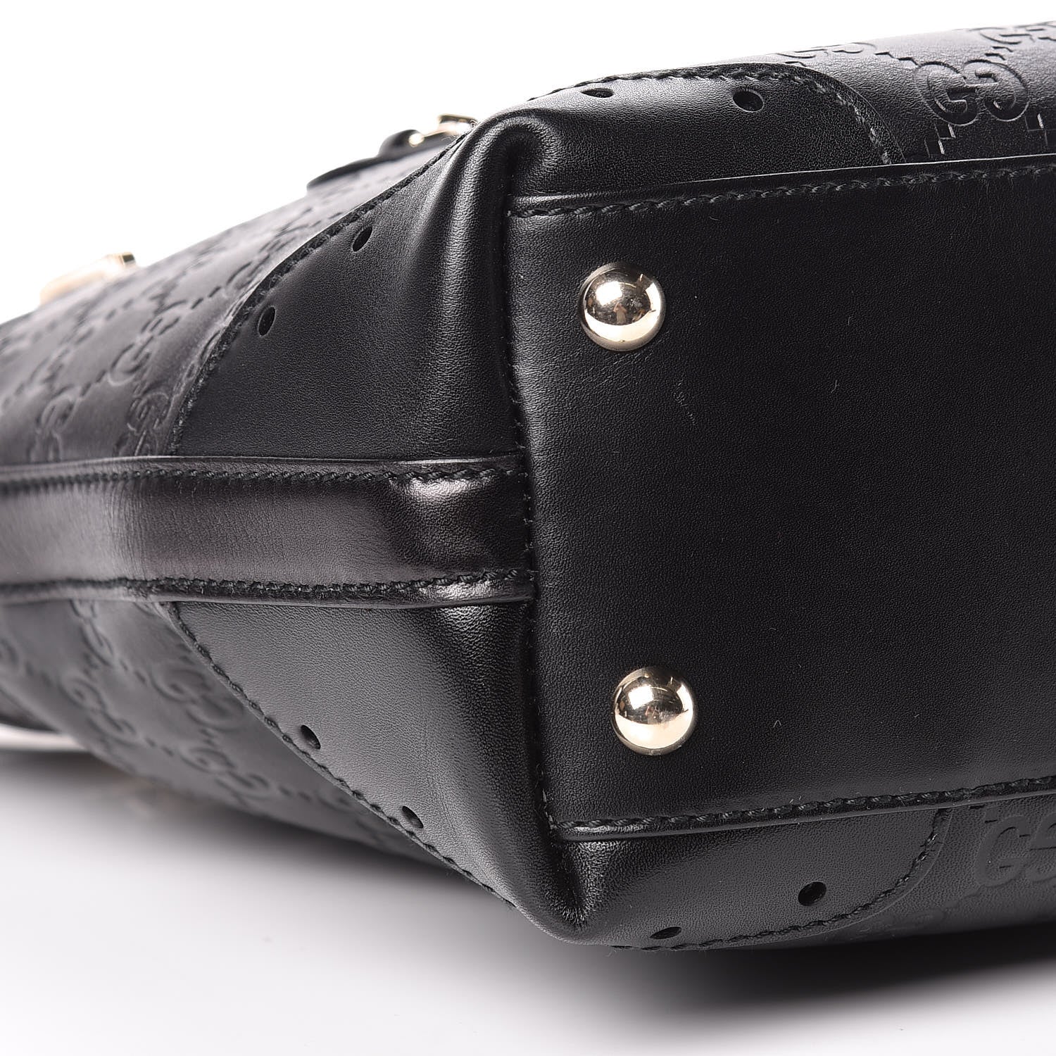Gucci Guccissima Small Punch Tote Black 9 of 12