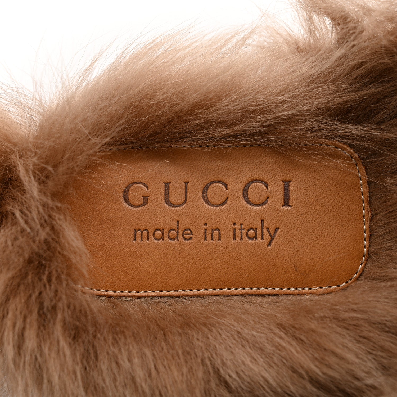 Gucci Velvet Fur Mens Princetown Slippers 8 Black 6 of 8