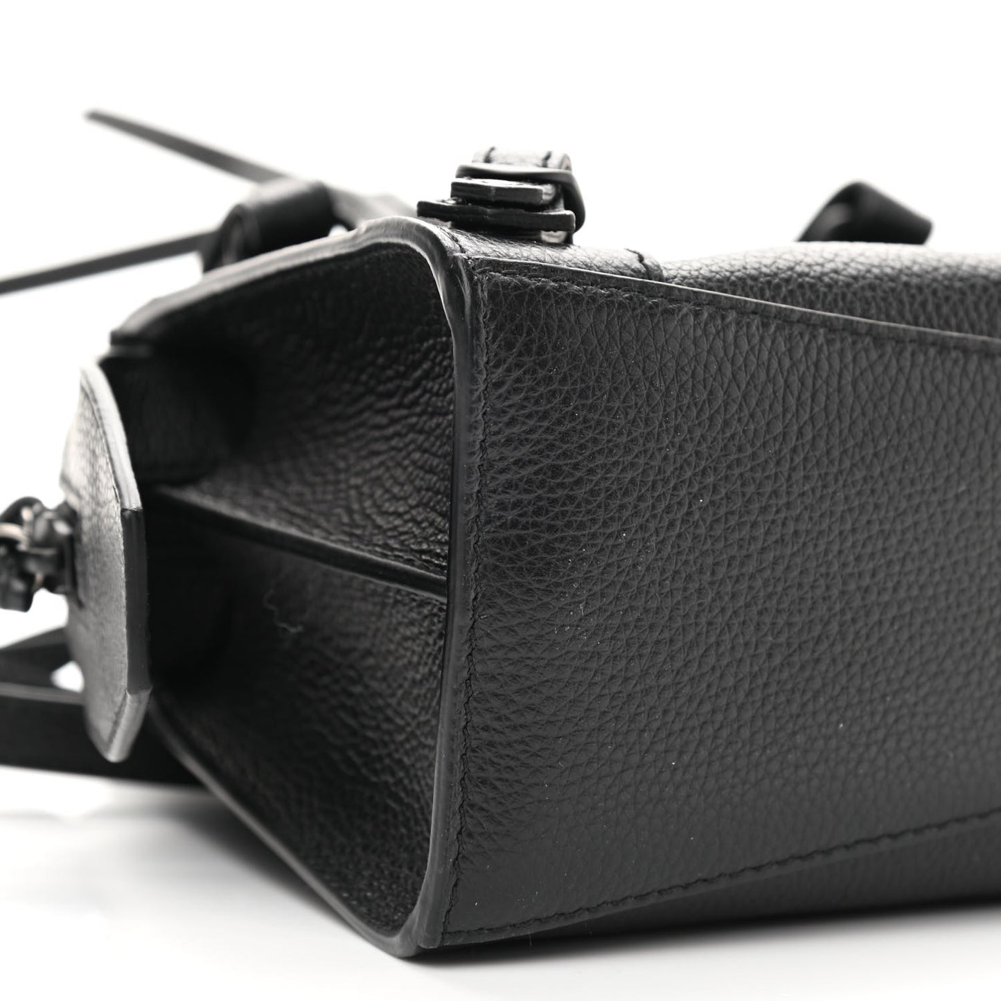 Grained Calfskin Neo Classic Black Hardware Mini City Black