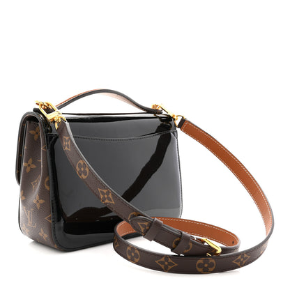 Louis Vuitton Patent Calfskin Monogram Cherrywood BB Black 3 of 11