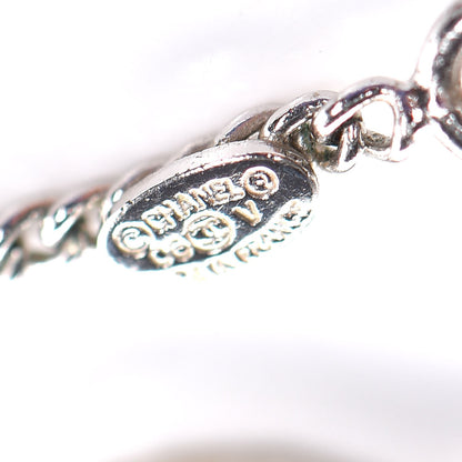Chanel Crystal Timeless CC Necklace Silver 8 of 8