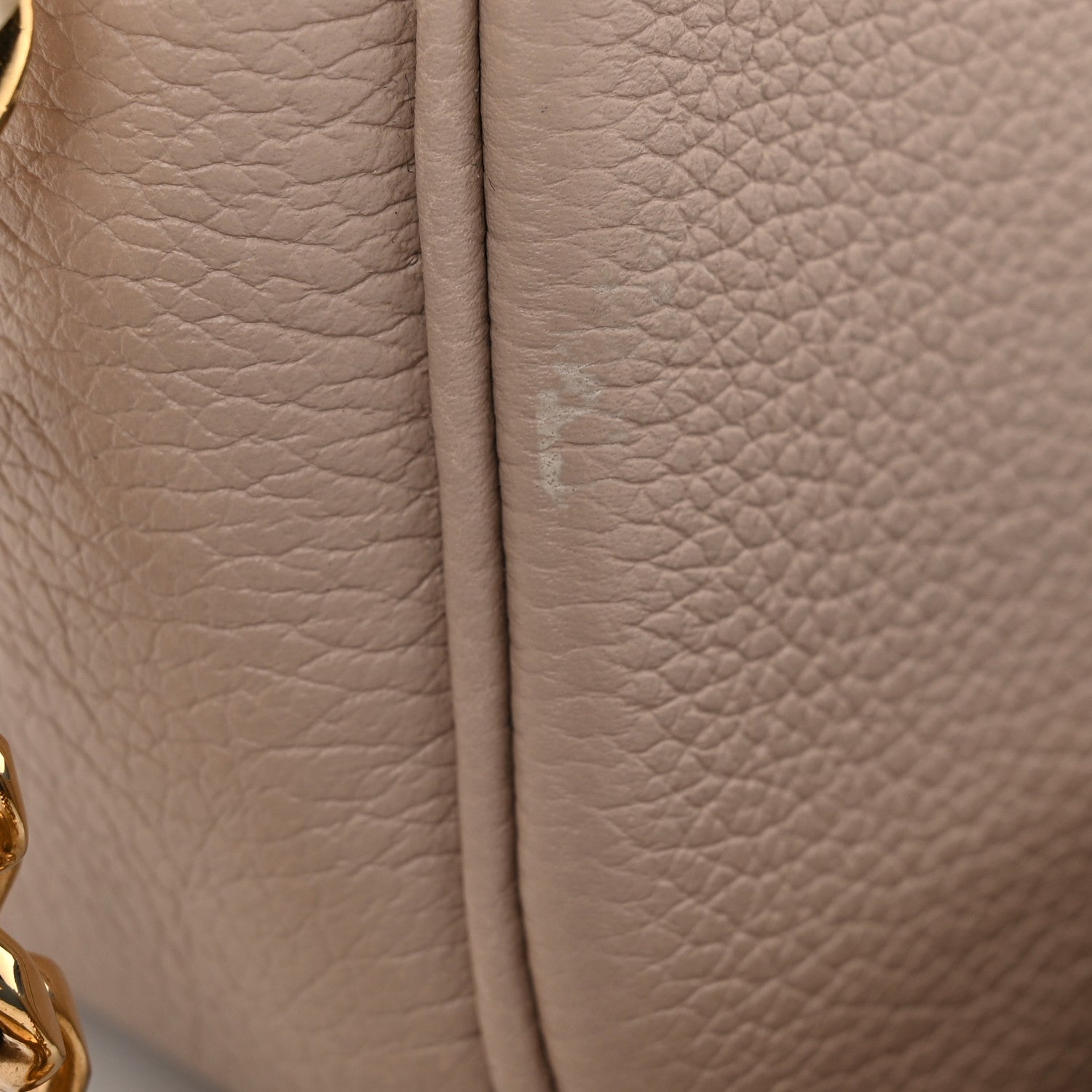 Louis Vuitton Grained Calfskin Lockme Tender Greige 10 of 12