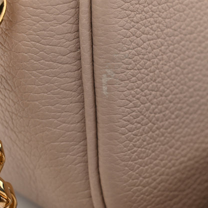 Louis Vuitton Grained Calfskin Lockme Tender Greige 10 of 12