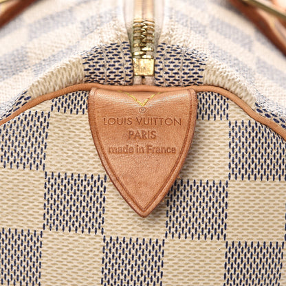 Louis Vuitton Damier Azur Speedy 30 6 of 19