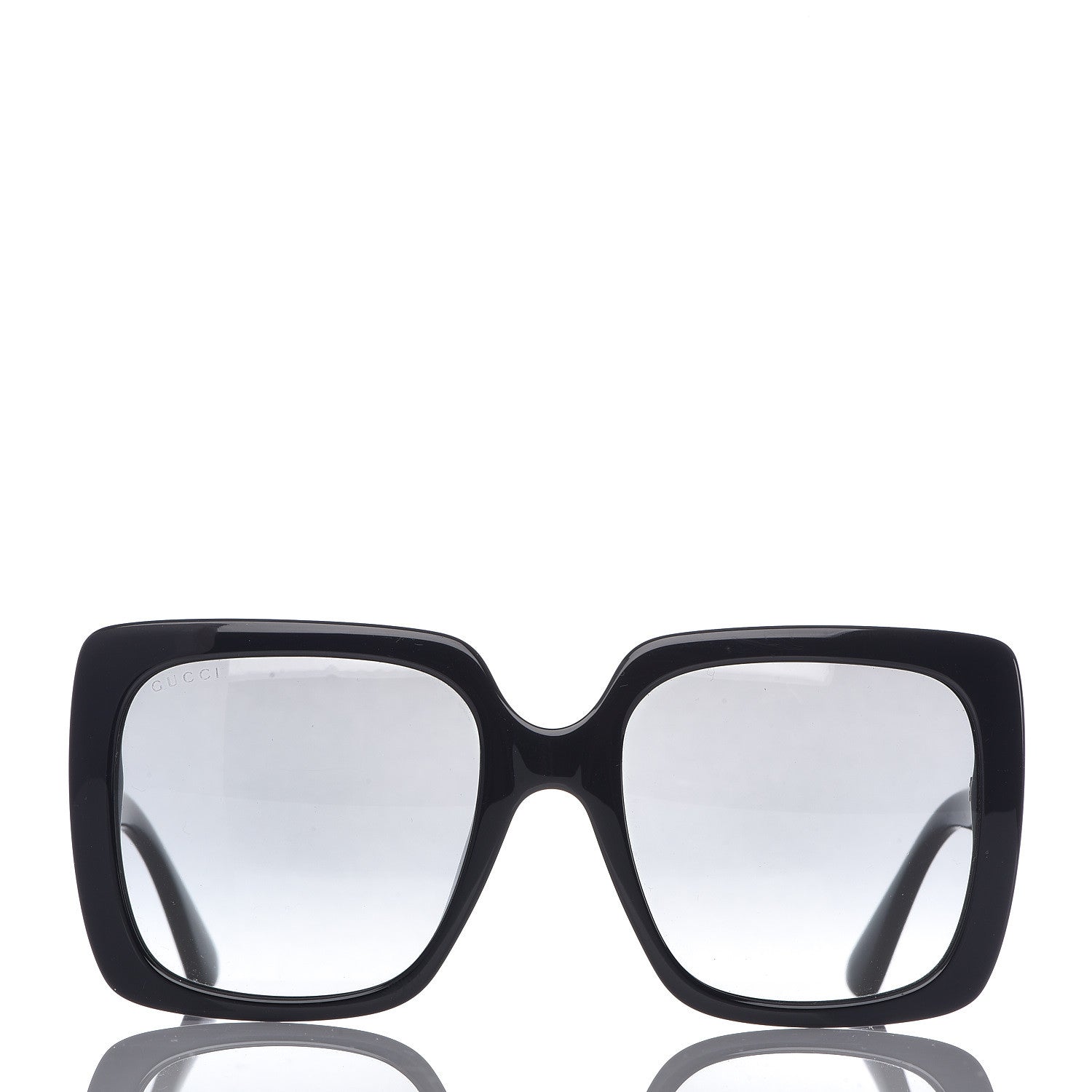Gucci Crystal Square Frame GG Sunglasses GG0418S Black 2 of 7