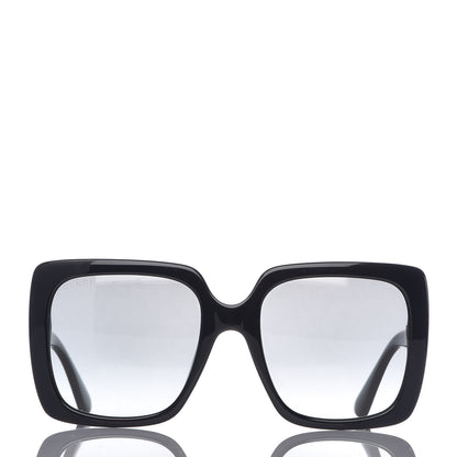 Gucci Crystal Square Frame GG Sunglasses GG0418S Black 2 of 7