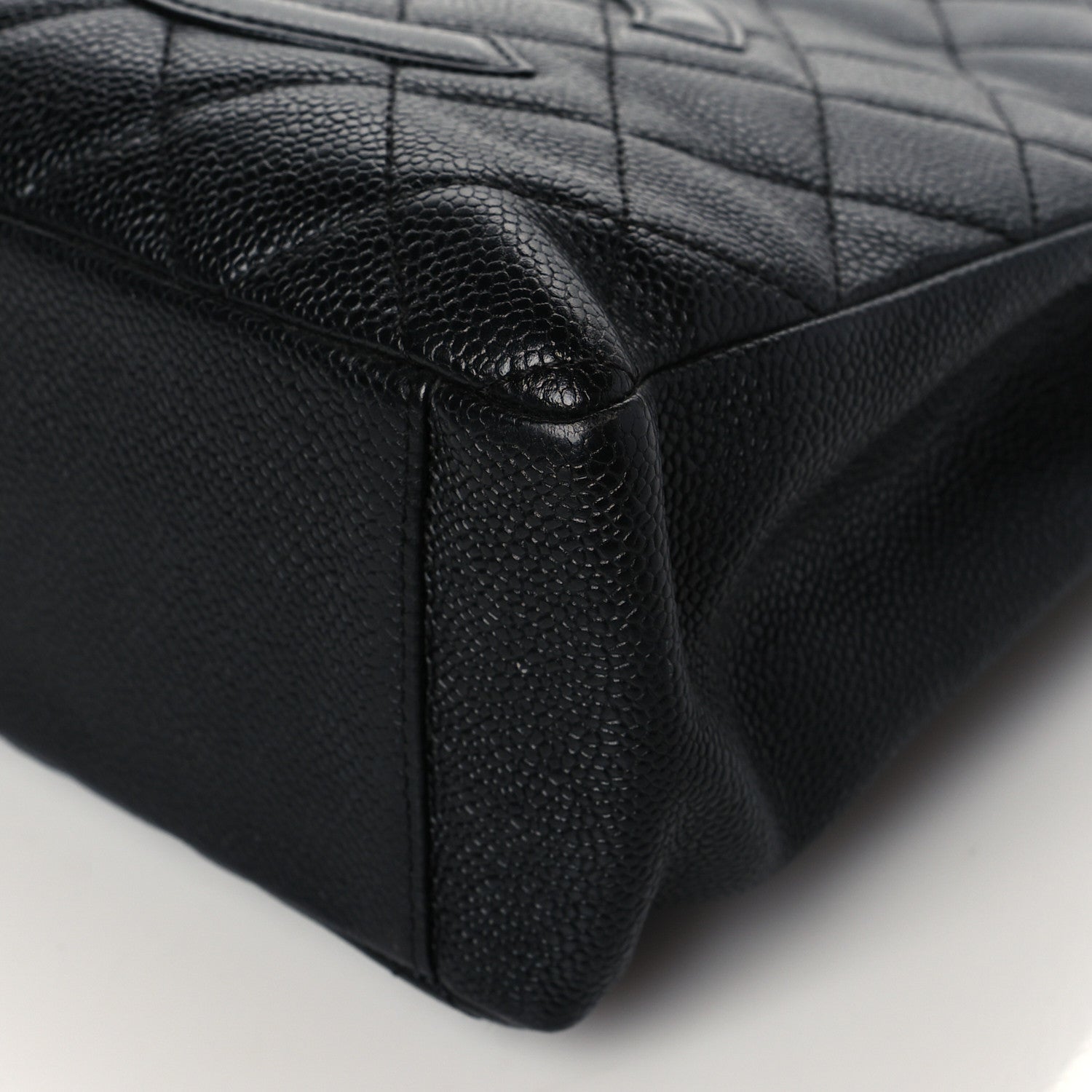 Chanel Caviar Quilted Petit Shopping Tote PST Black 10 of 10