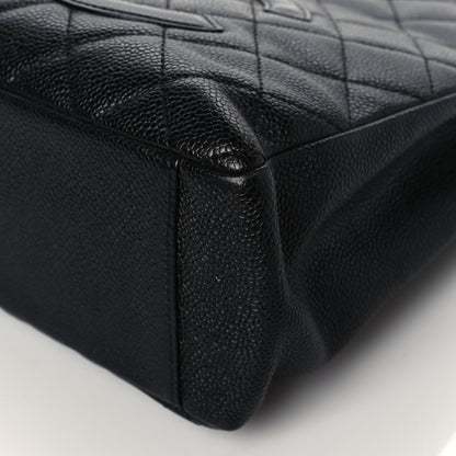 Chanel Caviar Quilted Petit Shopping Tote PST Black 10 of 10