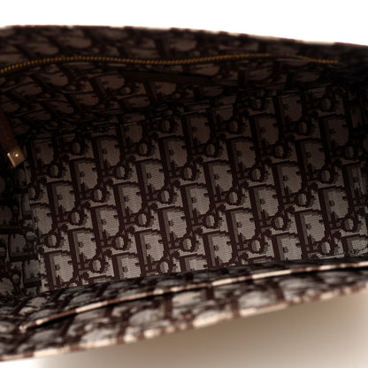 Christian Dior Woven Raffia Floral Embellished Small Book Tote Natural 8 of 12