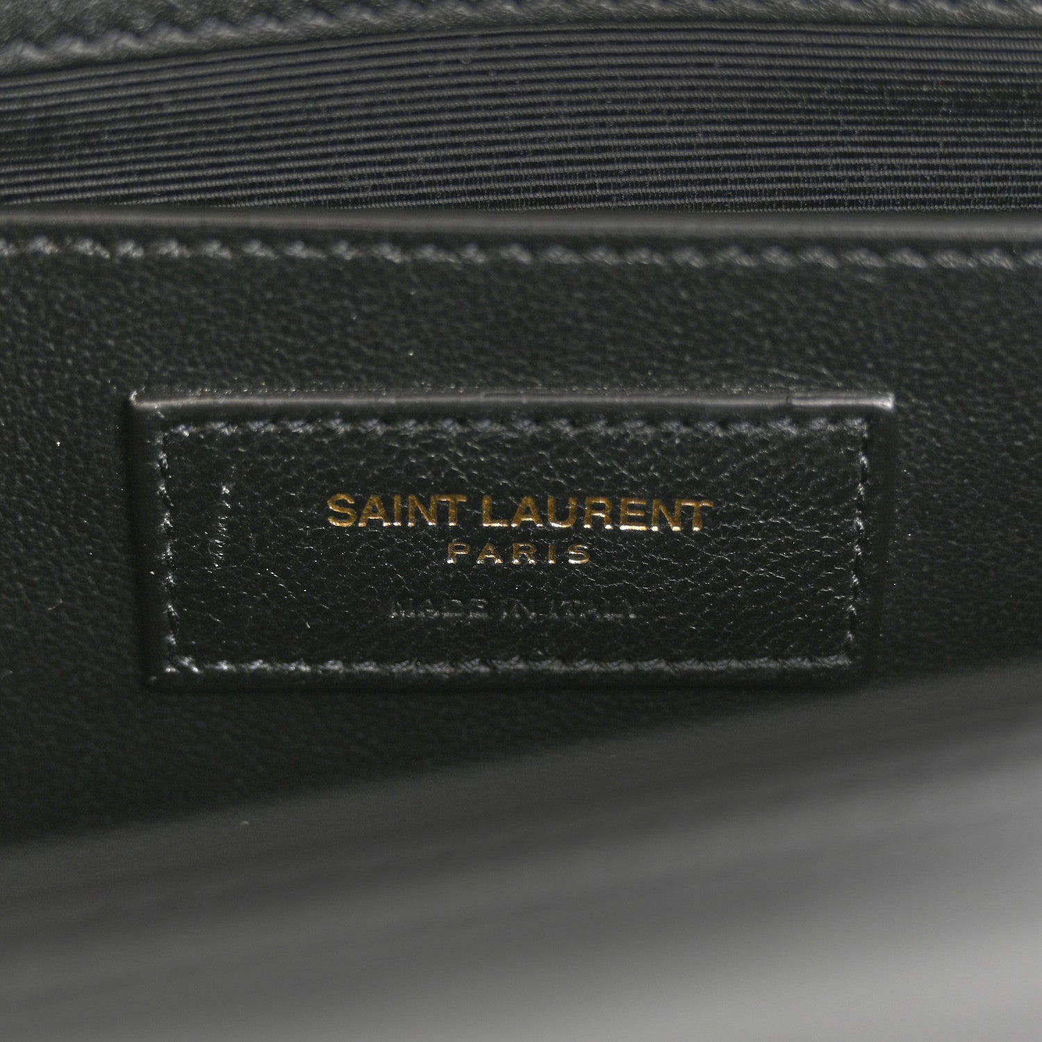Saint Laurent Patent Small Classic Monogram Kate Tassel Satchel Black 6 of 12