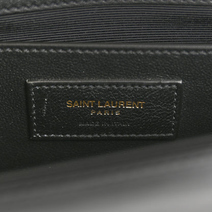 Saint Laurent Patent Small Classic Monogram Kate Tassel Satchel Black 6 of 12