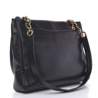 Chanel Caviar CC Shoulder Bag Black 3 of 14