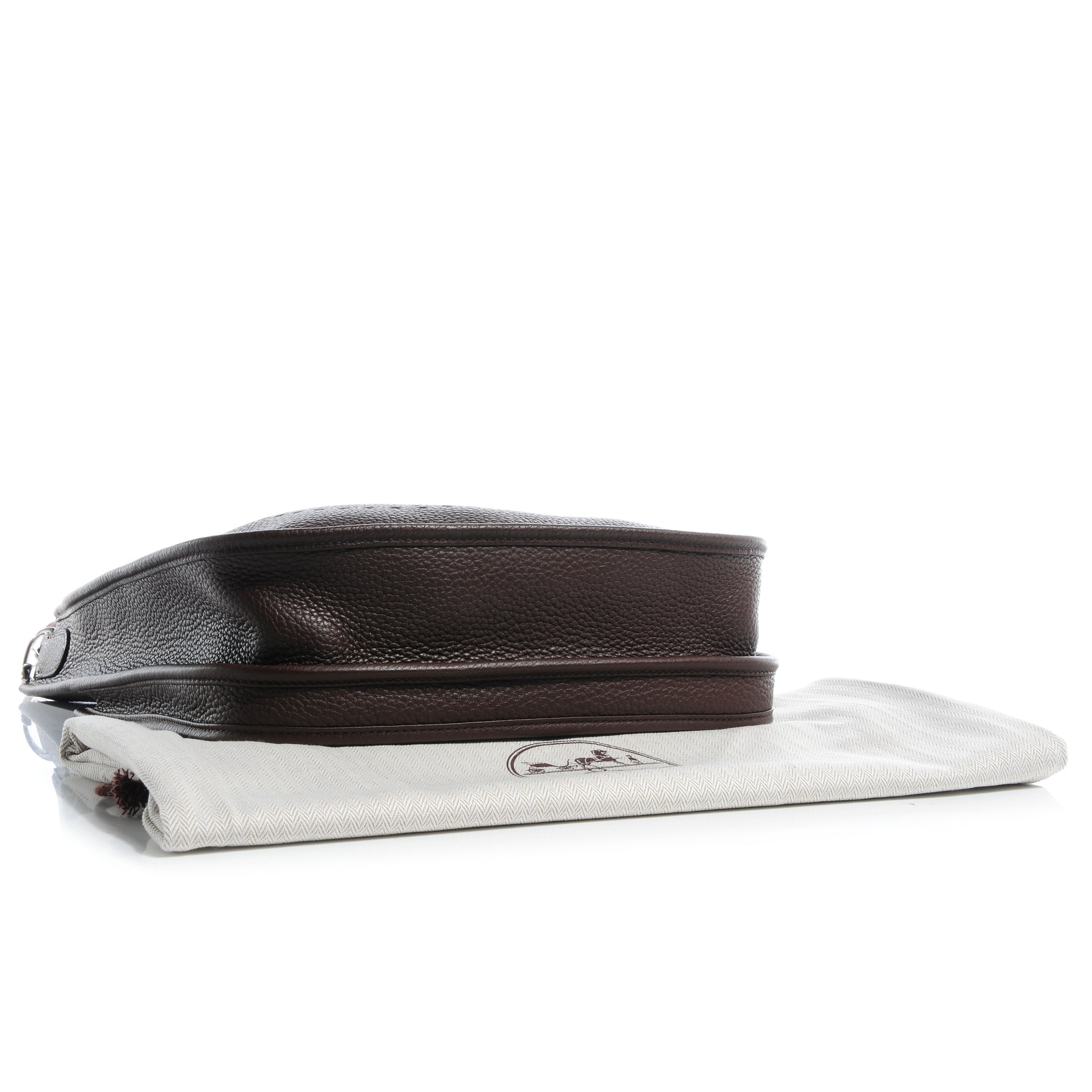 Hermes Taurillon Clemence Evelyne III PM Chocolate 4 of 8