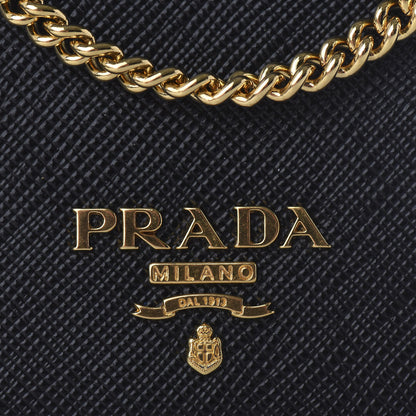 Prada Saffiano Metal iPhone 7 Case Crossbody Wallet Black 8 of 8