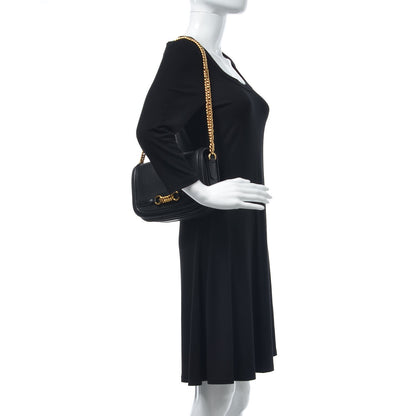 Burberry Smooth Calfskin Link Shoulder Bag Black 2 of 10