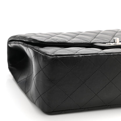 Chanel Lambskin Quilted Jumbo Single Flap Black 7 of 9
