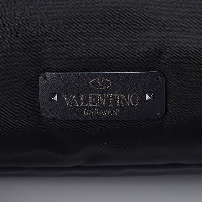 Valentino Garavani Nylon Mens VLTN Padded Messenger Bag Black 7 of 9
