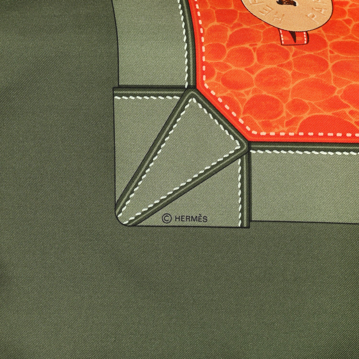 Hermes Silk Tout Cuir Scarf 90 5 of 6