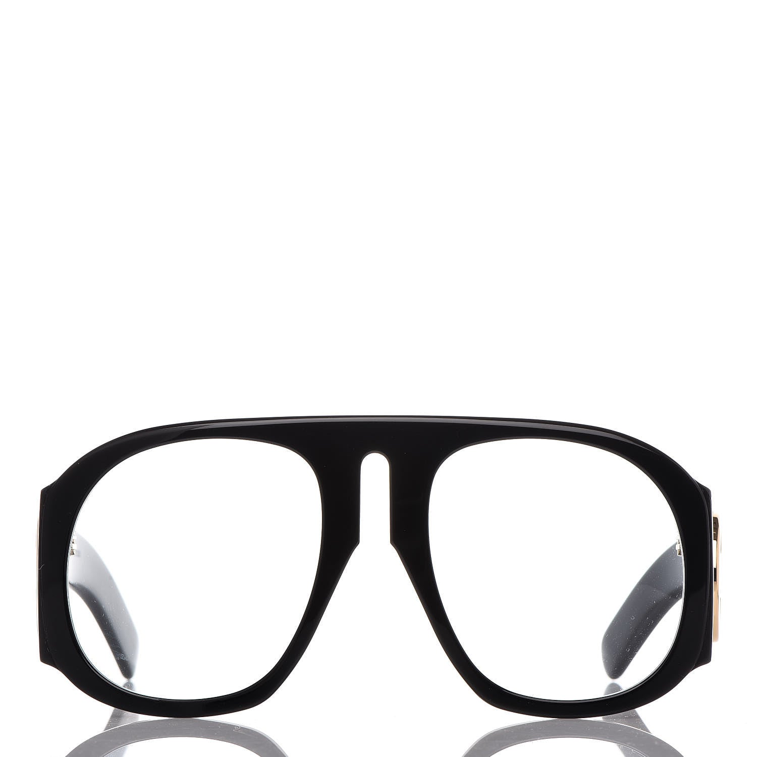 Gucci Oversized Aviator Sunglasses GG0152S Black 2 of 7