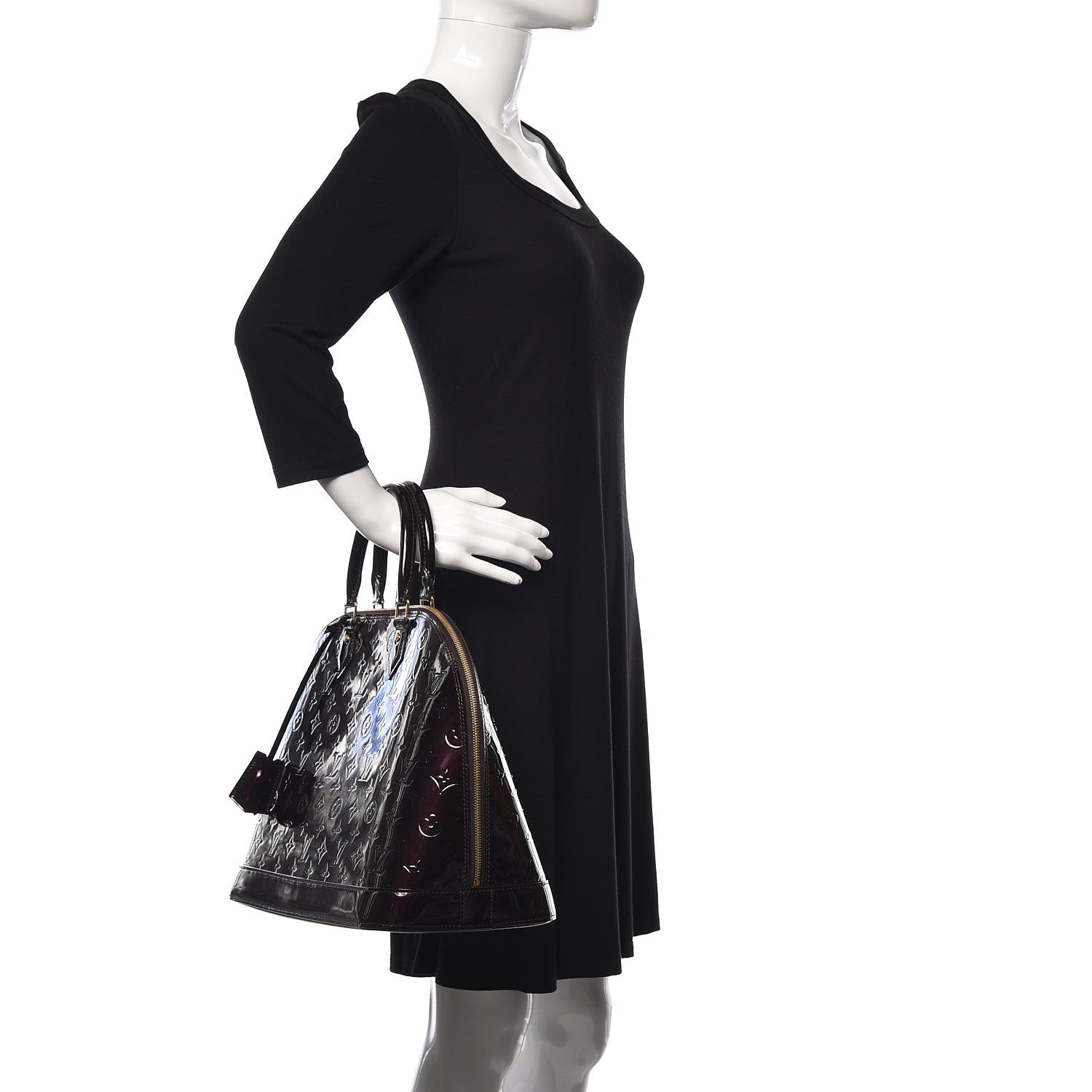 Louis Vuitton Vernis Alma GM Amarante 2 of 8