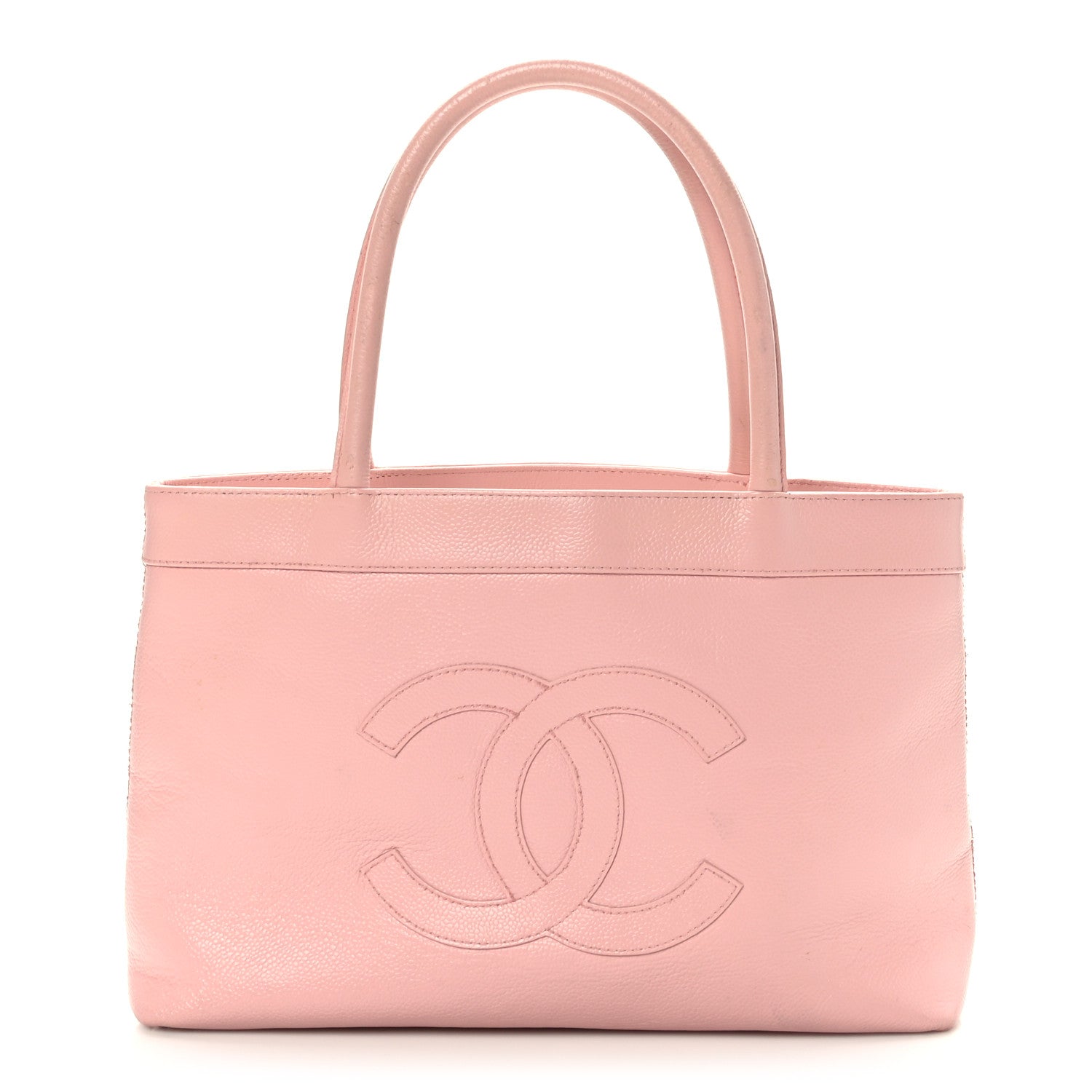 Chanel Caviar CC Tote Pink 1 of 10