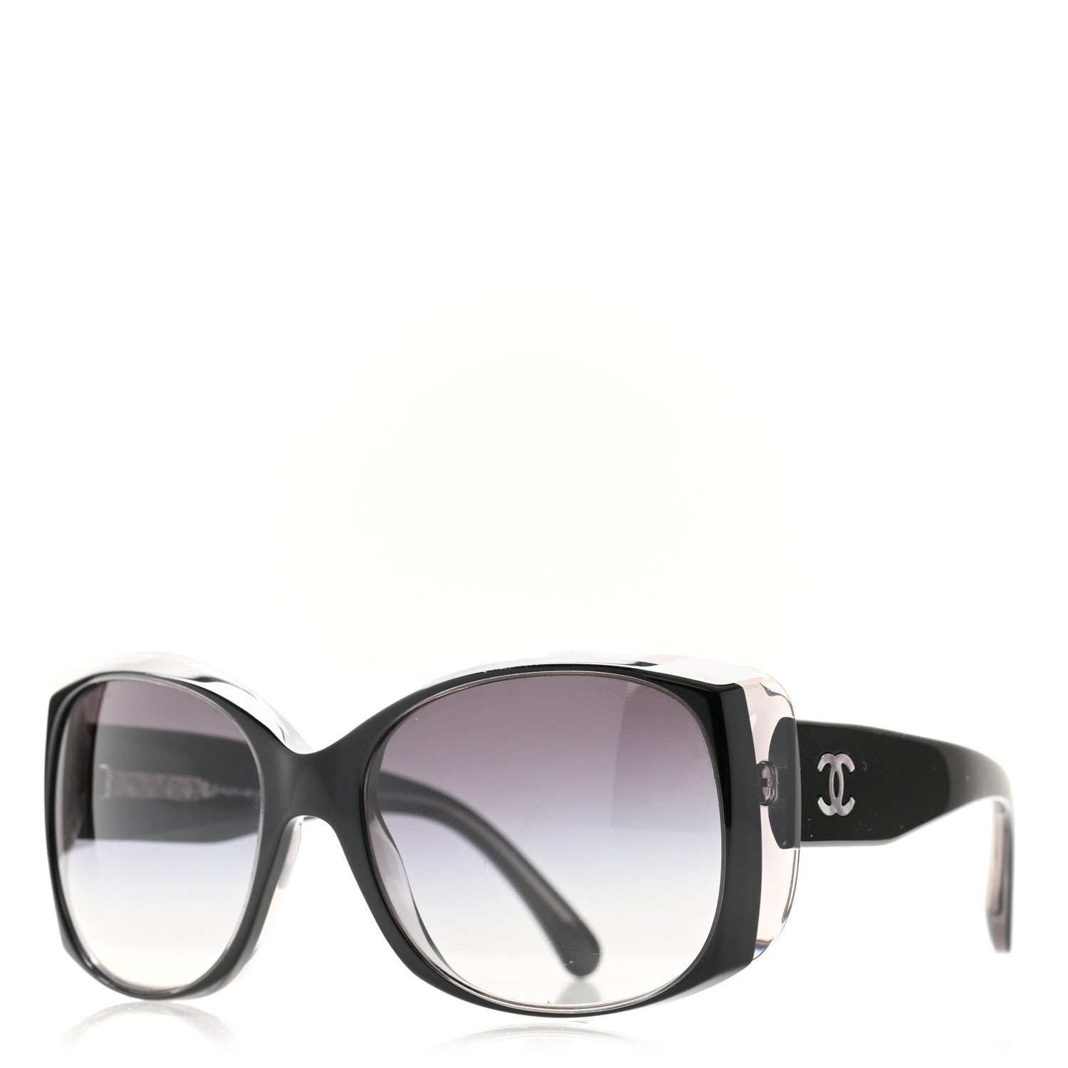 Chanel Mother of Pearl CC Sunglasses 5227-H Black 1 of 8