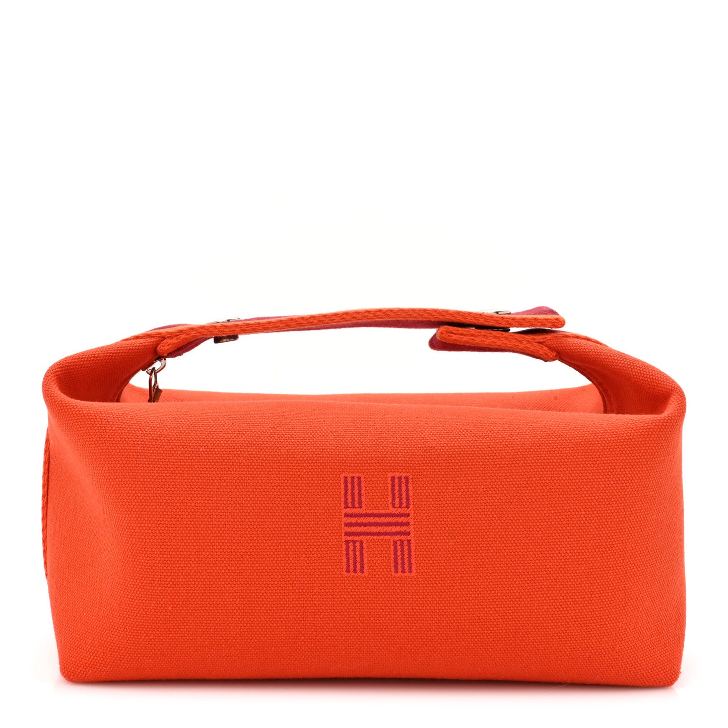 Canvas Small Bride-A-Brac Pouch Orange Burgundy