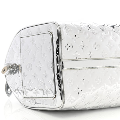 Louis Vuitton Monogram Miroir Speedy 35 Silver 9 of 13