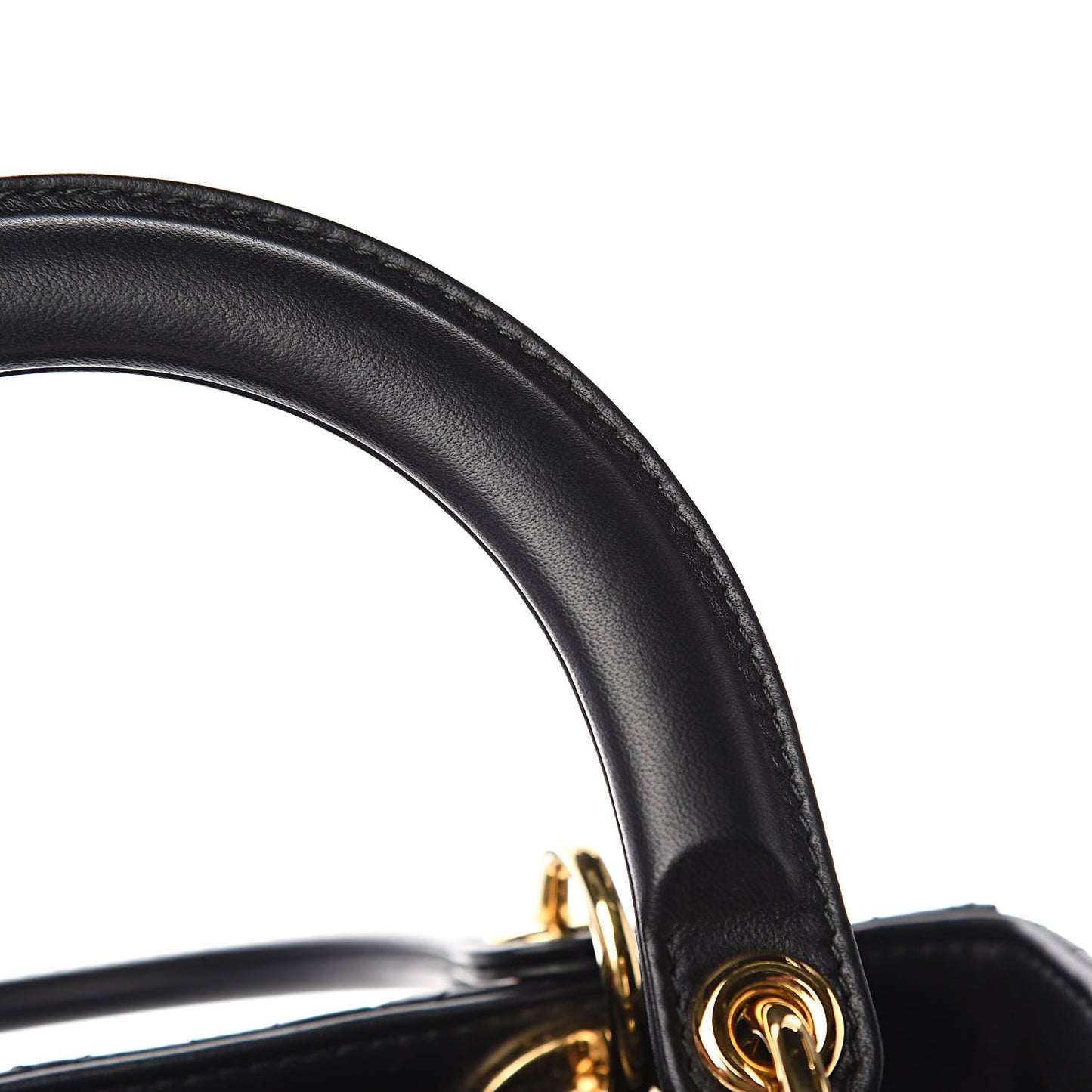 Lambskin Cannage Medium Lady Dior Black