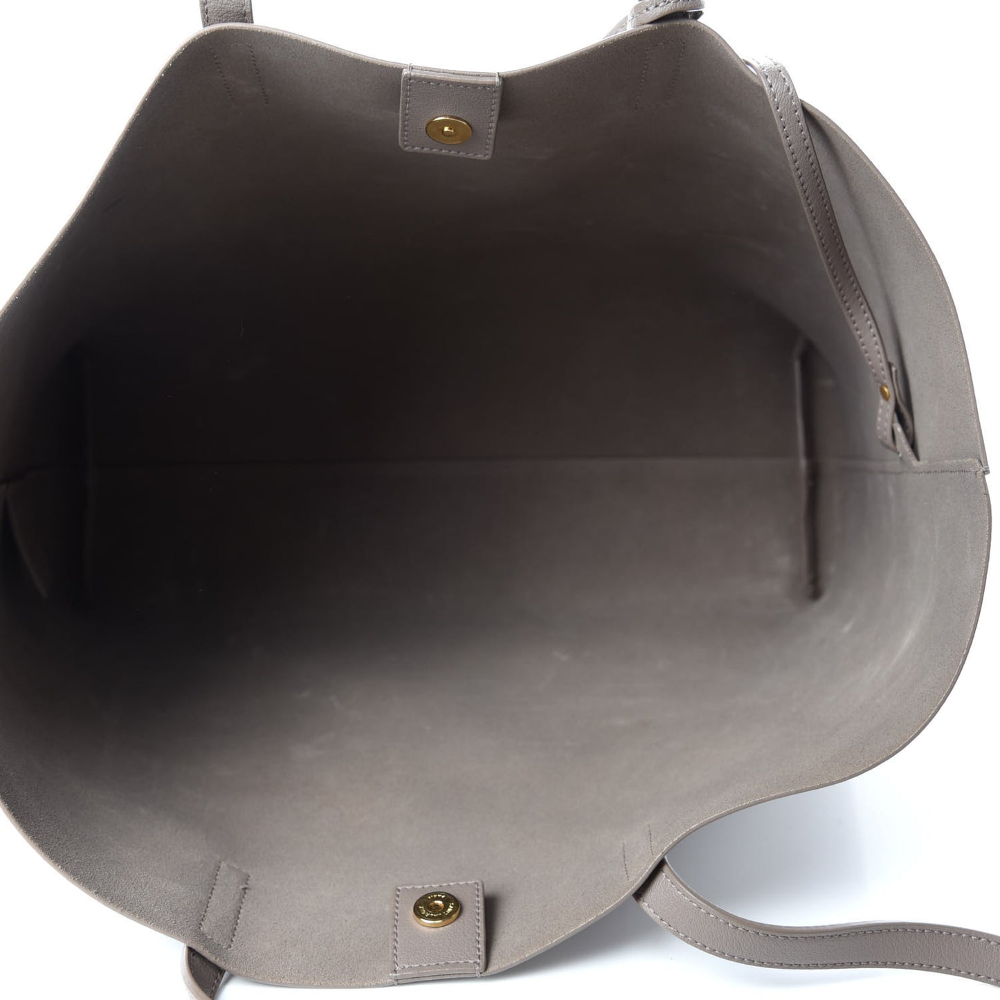 Calfskin Large Shopping Tote Light Taupe