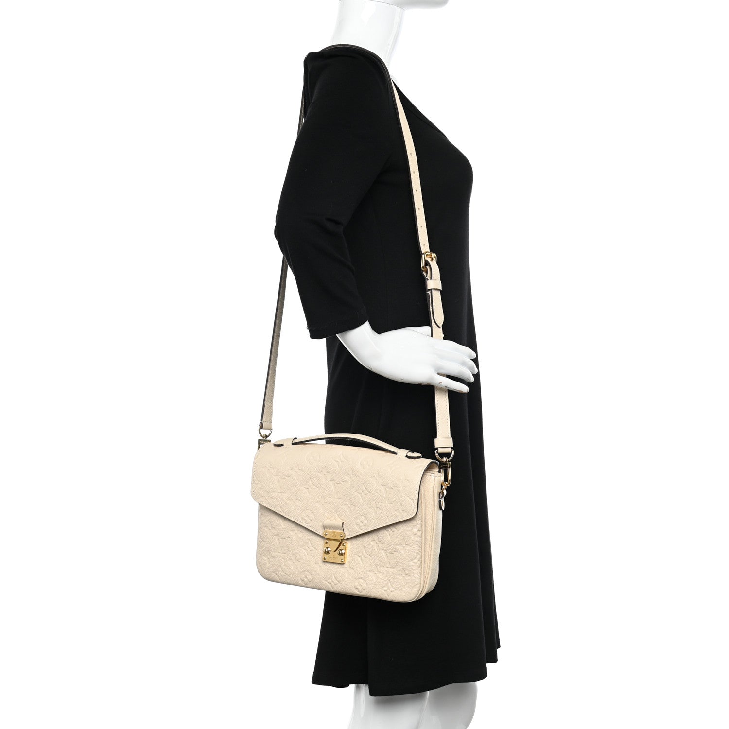 Louis Vuitton Empreinte Pochette Metis Creme 2 of 9