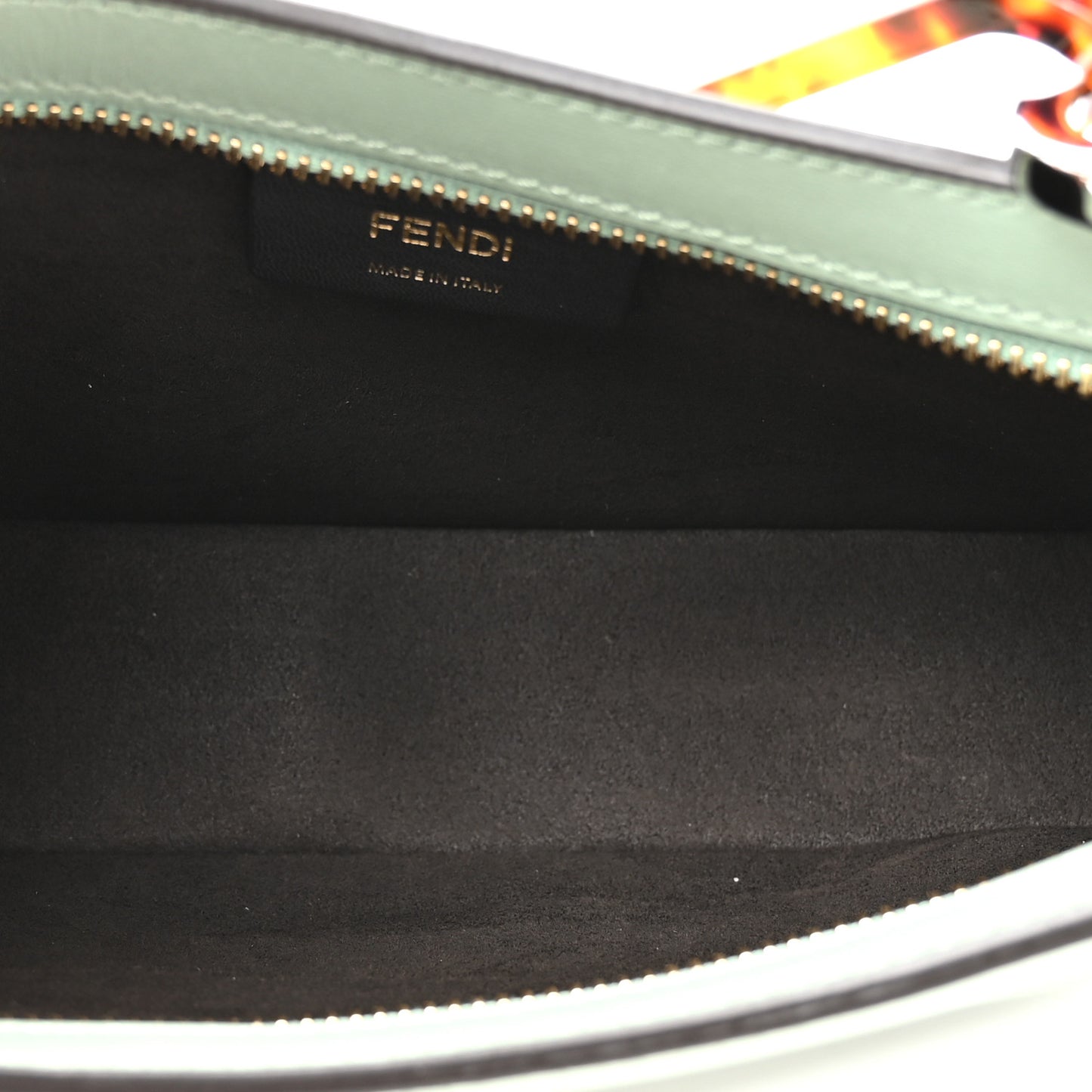 Vitello Palmellato Fendi O'Lock Swing Menta