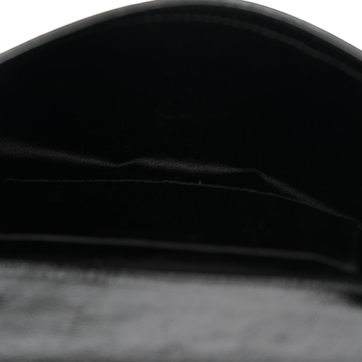 Textured Patent Monogram Large Belle De Jour Clutch Black