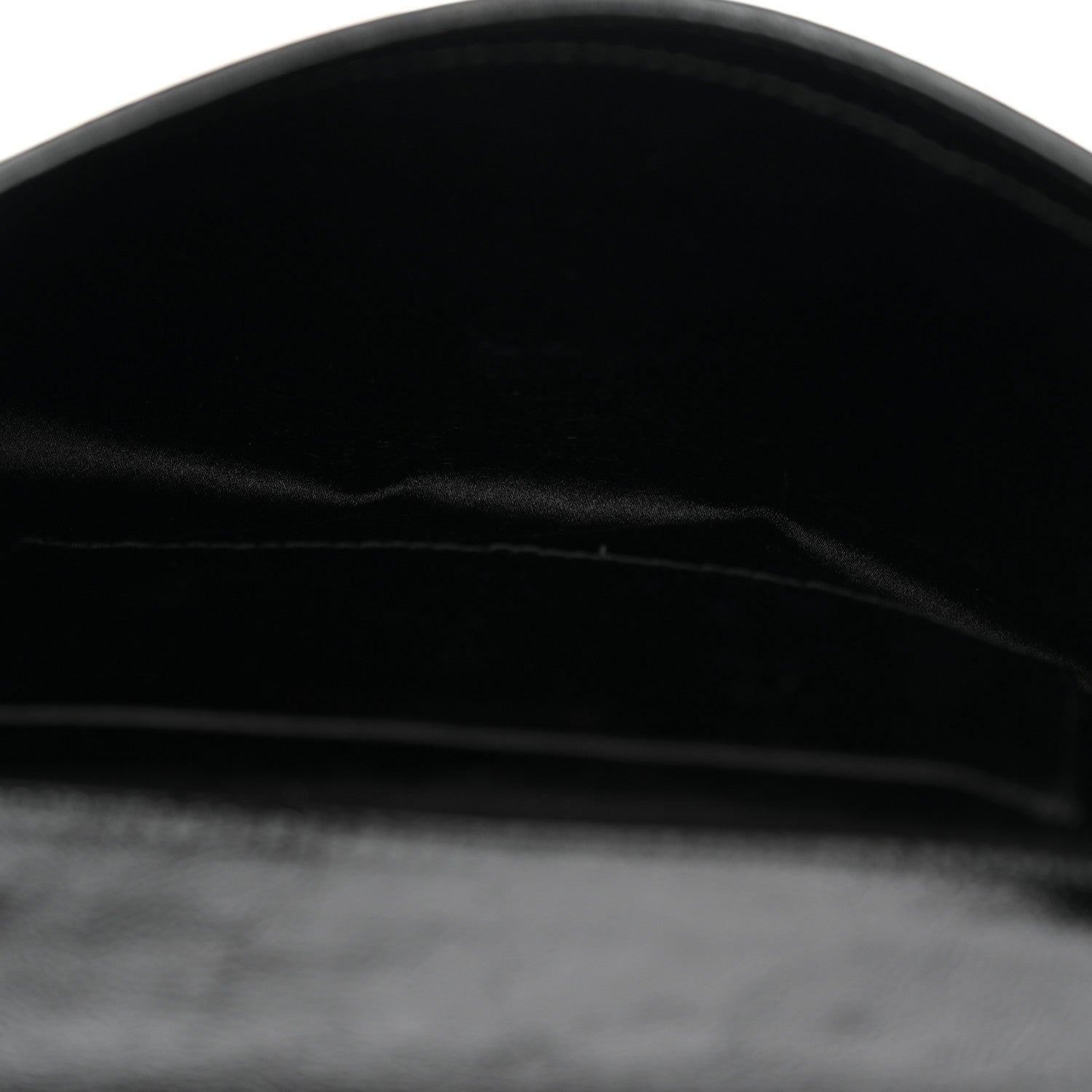 Saint Laurent Textured Patent Monogram Large Belle De Jour Clutch Black 5 of 9