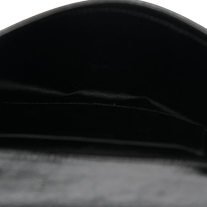 Saint Laurent Textured Patent Monogram Large Belle De Jour Clutch Black 5 of 9