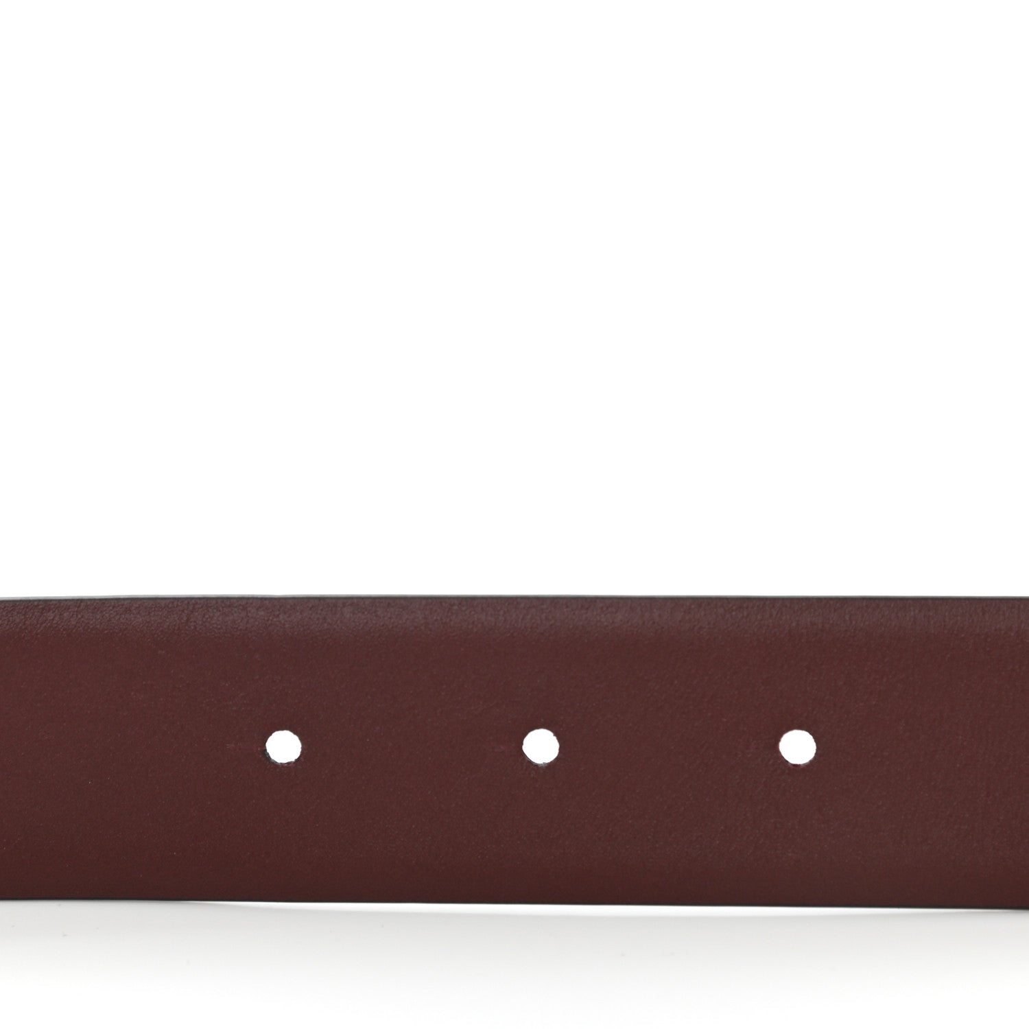 Chanel Calfskin CC Reversible Belt 85 Black Burgundy 3 of 6