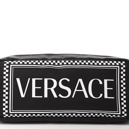 Versace Nylon Logo Two Tone Belt Bag Black 9 of 9