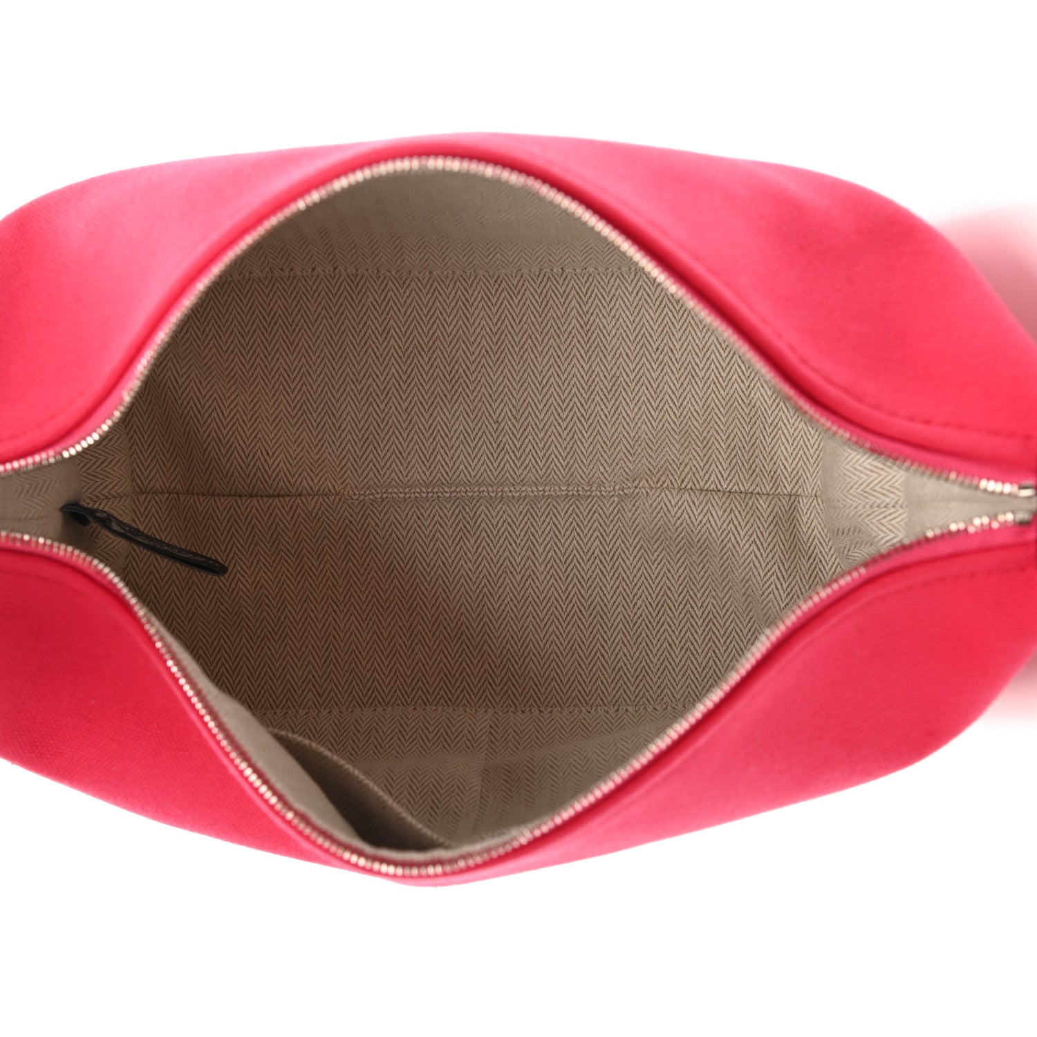 Hermes Canvas Small Bride-A-Brac Pouch Hibiscus 5 of 7