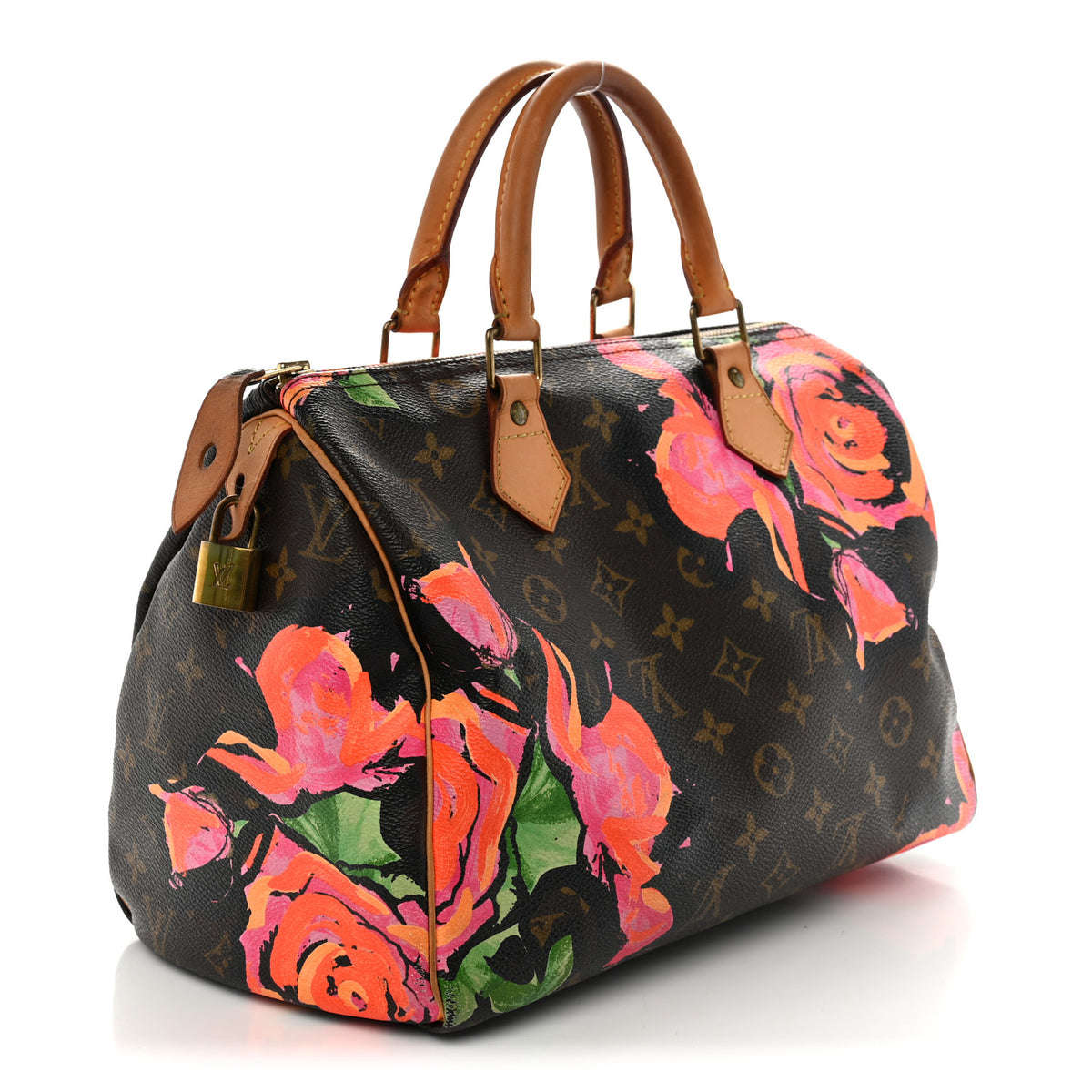 Louis Vuitton Monogram Roses Speedy 30 3 of 14