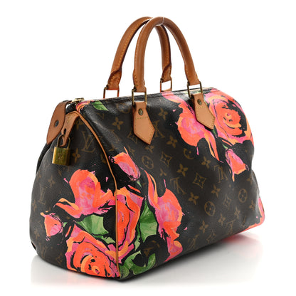 Louis Vuitton Monogram Roses Speedy 30 3 of 14