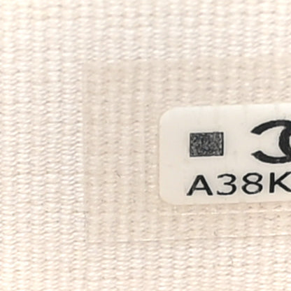 Chanel Lambskin Quilted Crystal Top Handle Rectangular Flap White 8 of 13