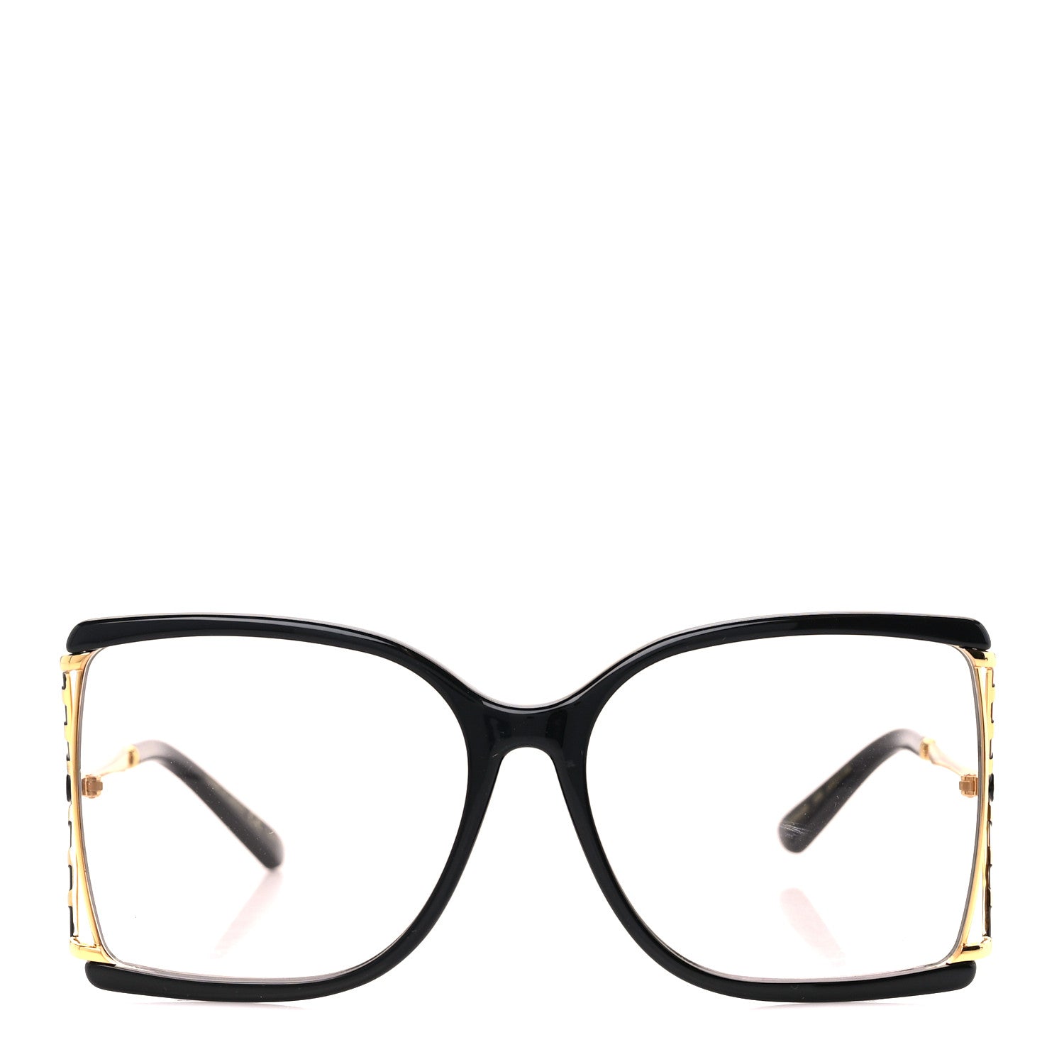 Gucci Acetate Metal Square Glasses GG0592SK Black 2 of 7