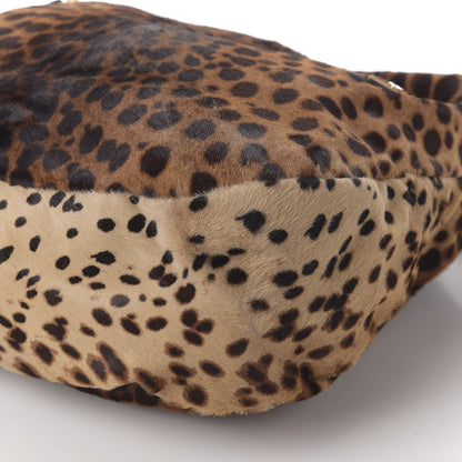 Christian Louboutin Pony Hair Leopard Print Medium Marianna Hobo 7 of 12