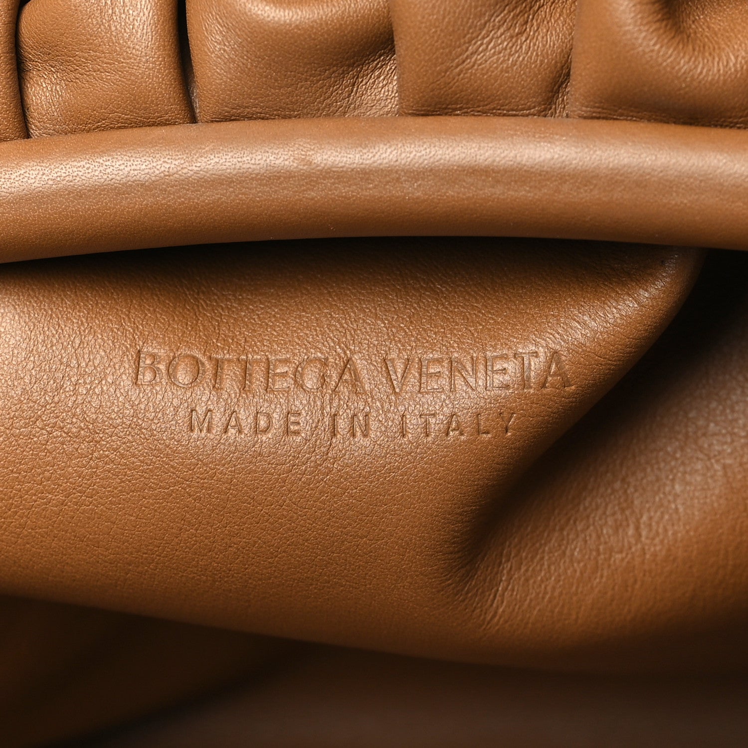 Bottega Veneta Smooth Butter Calf The Pouch Oversized Clutch Cammello 6 of 9