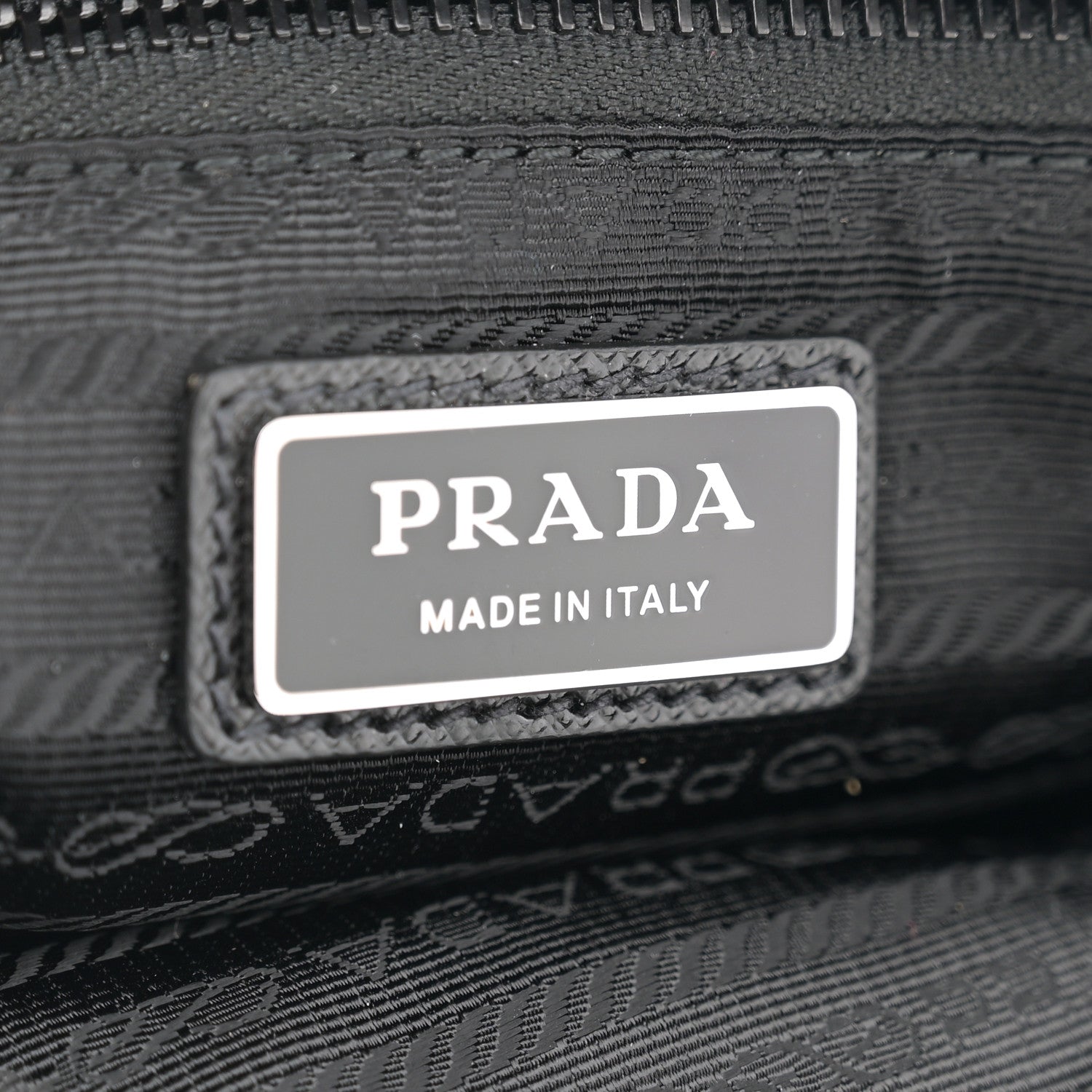 Prada Re-Nylon Saffiano Belt Bag Black 6 of 9