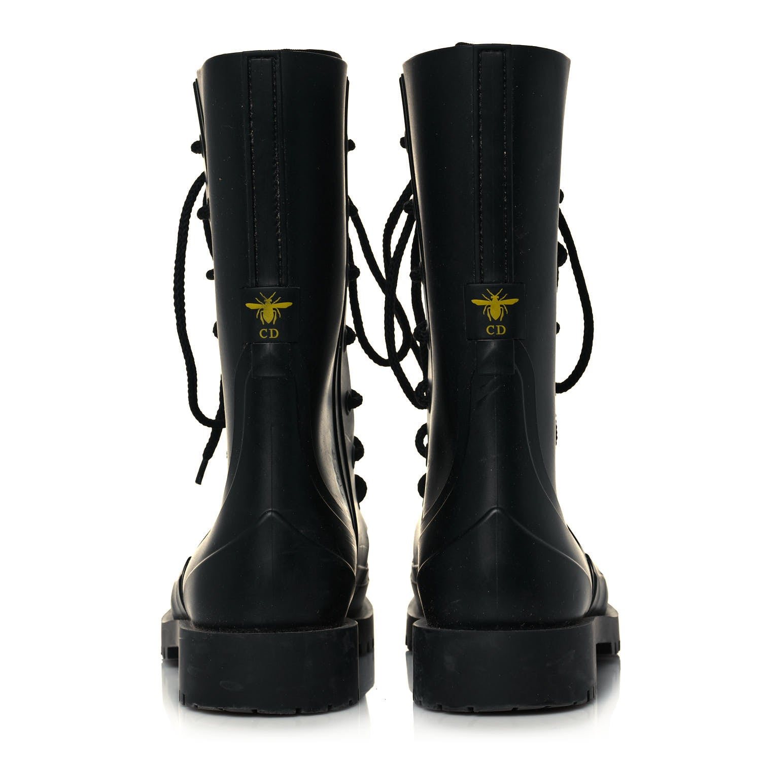 Christian Dior Rubber Diorcamp Low Boots 38 Black 5 of 8